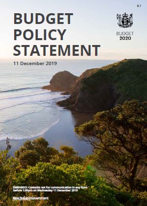 Cover of 2020 Budget Policy Statement