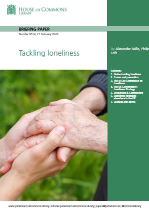 Tackling loneliness - First progress report - cover page